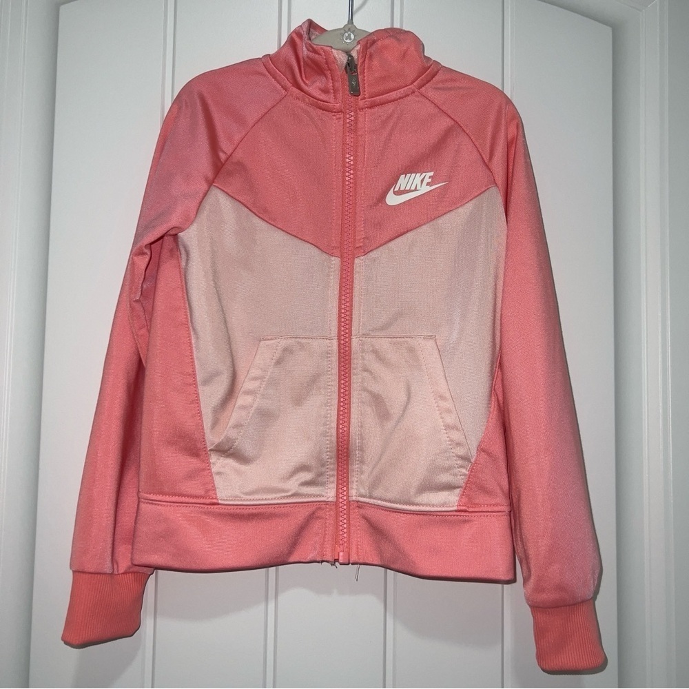 Nike Toddler Girl’s Pink Full-Zip Jacket Size 4T